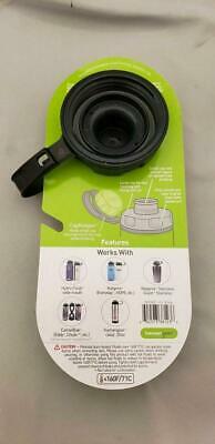 Human Gear CapCAP+ Narrow AND Wide Mouth Bottle Cap Nalgene CamelBak Blue/Gray