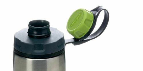 Human Gear CapCAP+ Narrow AND Wide Mouth Bottle Cap Nalgene CamelBak Green/Gray