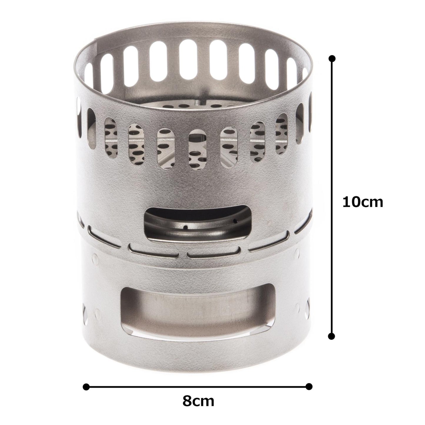 Evernew Titanium Ti Stove & DX Stand Set EBY255 Tri-Fuel Alcohol/Wood/Tablets