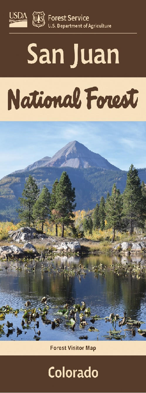 Colorado - San Juan National Forest USDA Forest Service Map 111659