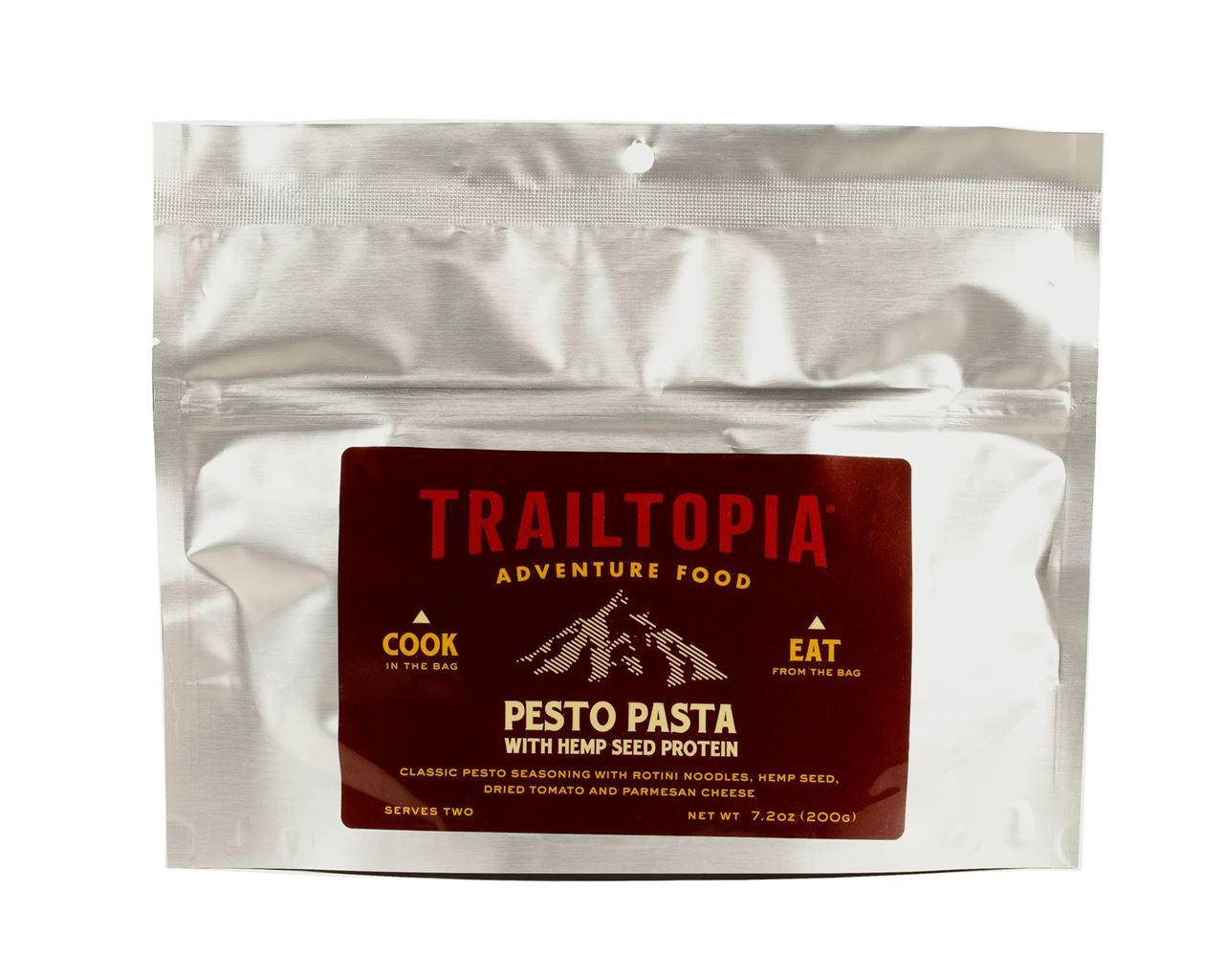 Trailtopia Pesto Pasta w/Hemp Seed Protein 2 Serving