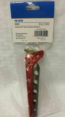 Olicamp Hard Anodized Aluminum Red Universal Pot Lifter for Hot Cook Pots