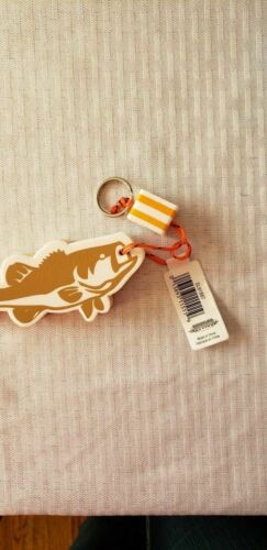 Shoreline Marine Foam Key Chain Float w/Cord & Split Ring - Fish Shape