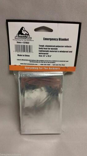 Liberty Mountain Ultralight Emergency Survival Blanket - Reflects Body Heat