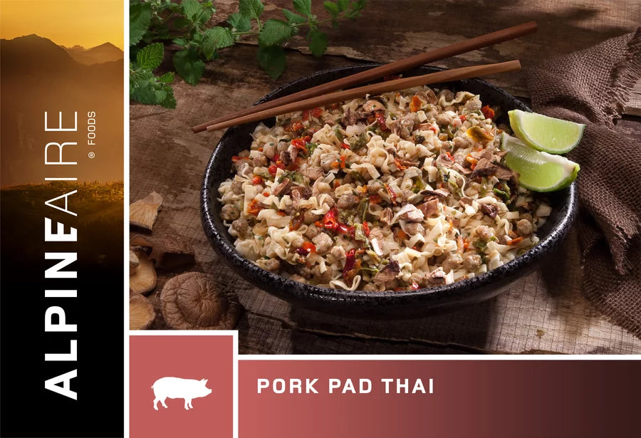 AlpineAire Pork Pad Thai w/Noodles Freeze Dried Camping Food Pouch 60615