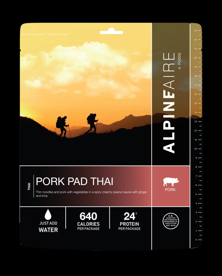 AlpineAire Pork Pad Thai w/Noodles Freeze Dried Camping Food Pouch 60615