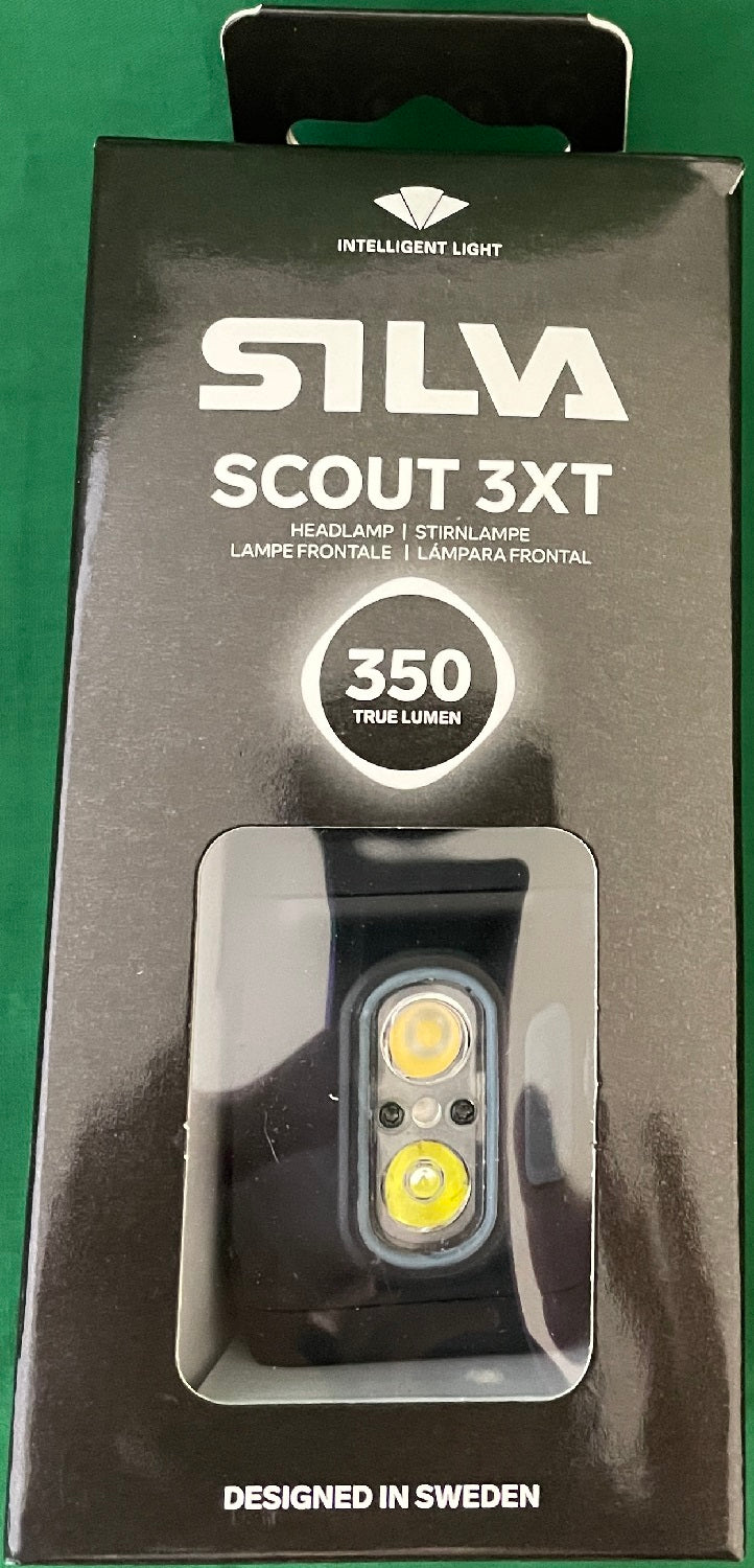 Silva Scout 3XTH Rechargeable Headlamp 350 Lumen Flashlight w/Battery 38000