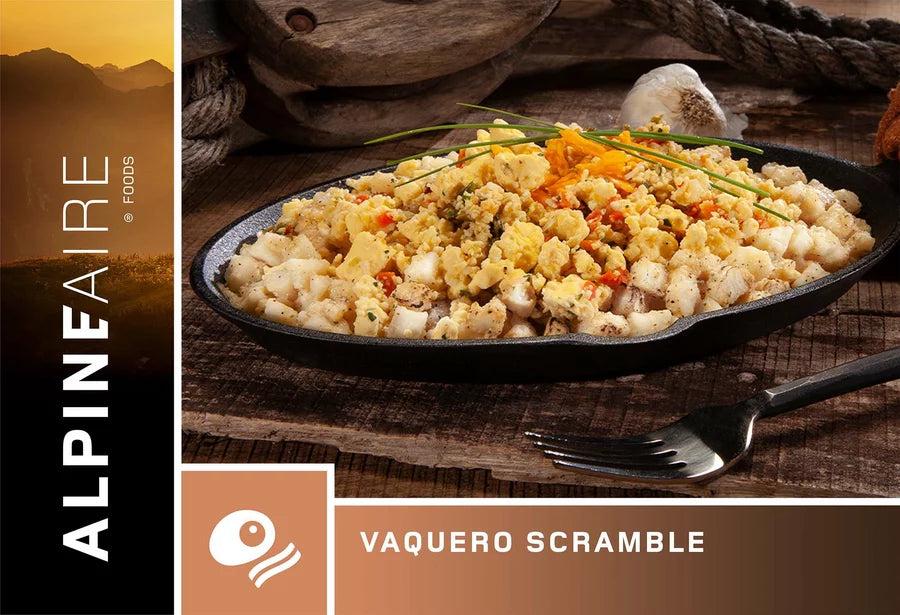 AlpineAire Vaquero Scramble w/Eggs & Potatoes Freeze Dried Camp Food Pouch 60140