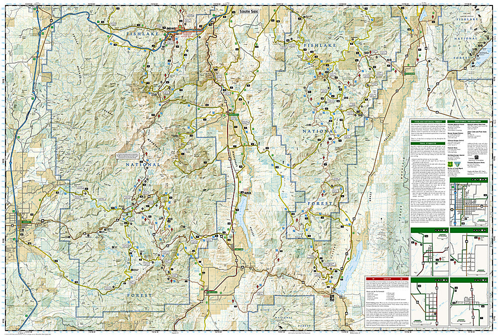 National Geographic Trails Illustrated Utah Paiute ATV Trail Map TI00000708