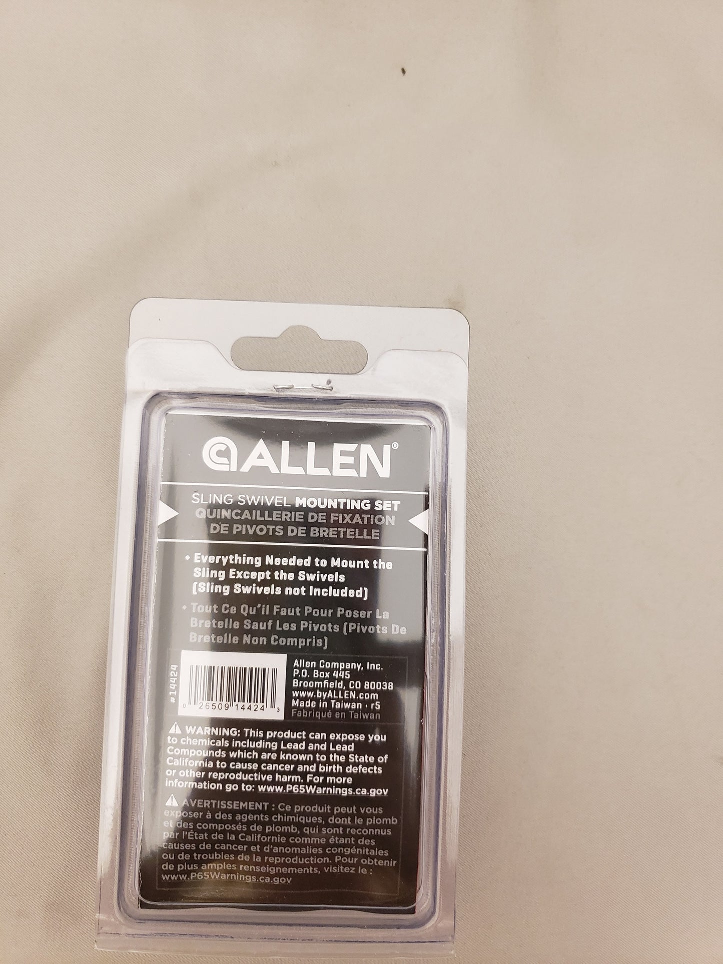 Allen Sling Swivel Mounting Hardware w/Screws & Spacers For Bolt Action Rifles 14424