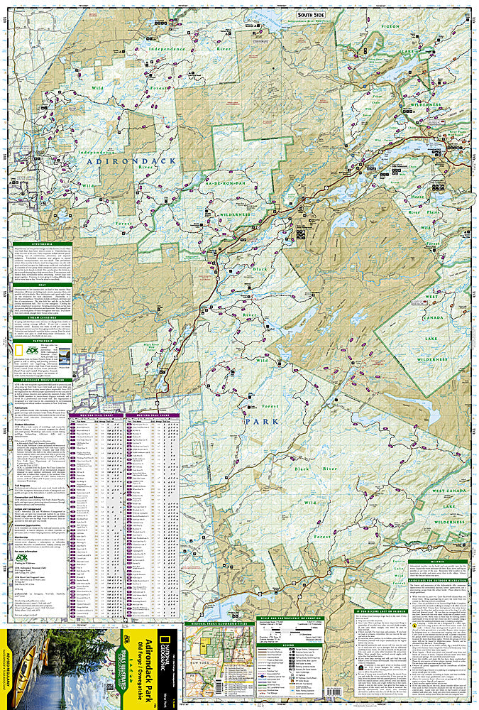 National Geographic York Old Forge/ Oswegatchie Trails Illustrated Map TI00000745