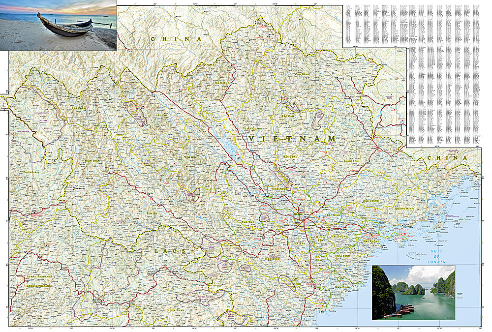 National Geographic Adventure Map Vietnam North AD00003015