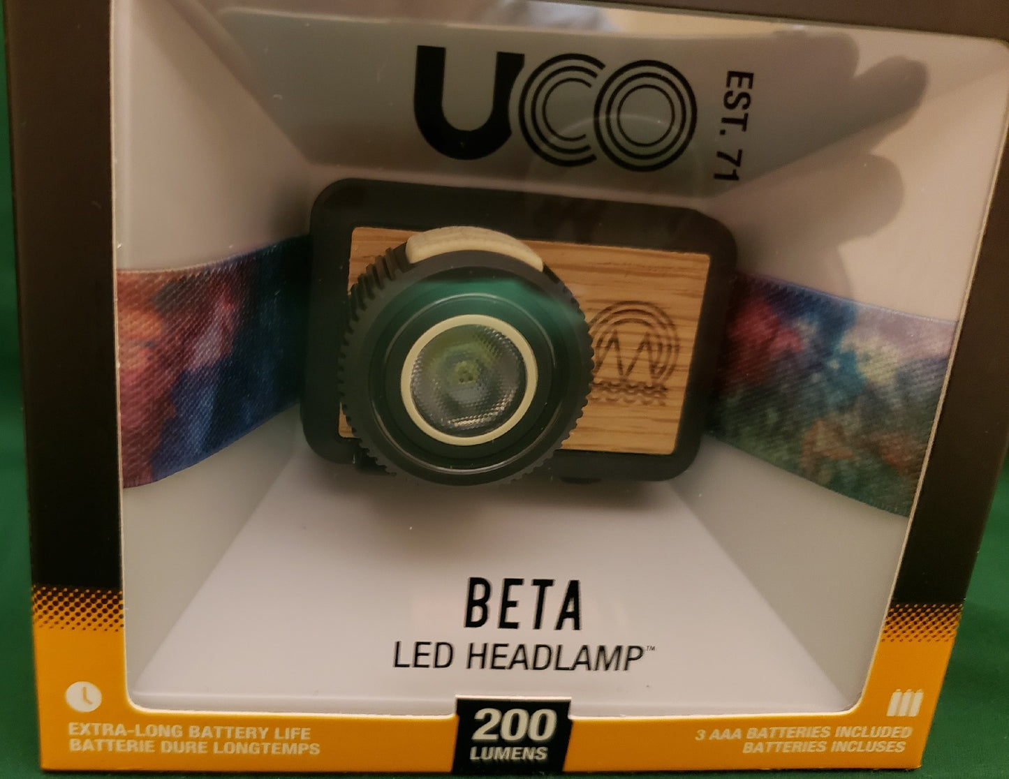 UCO Beta LED Headlamp Cosmic Color HL-BETA