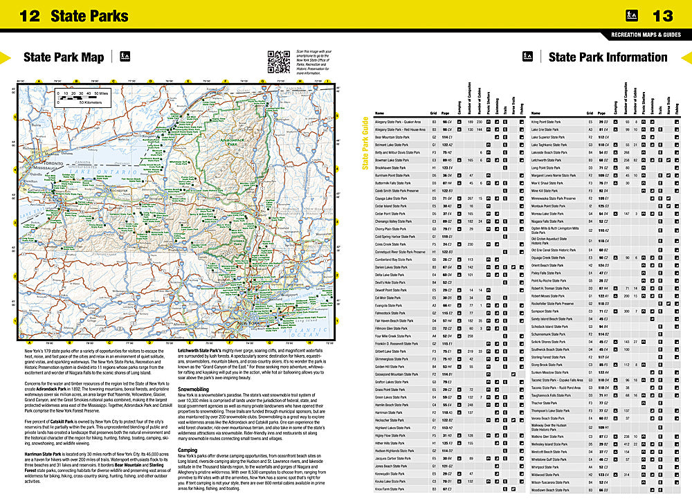 National Geographic York NY Recreation Atlas Map Road & Topo Maps ST01020730