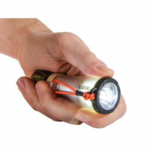 UCO Leschi 110-Lumens LED Lantern + Flashlight Silver / Black - Small Tent Light