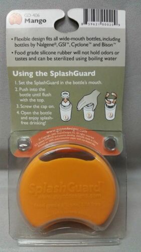 Guyot Designs Universal Splashguard Sipper Insert for 32oz Bottle Mango