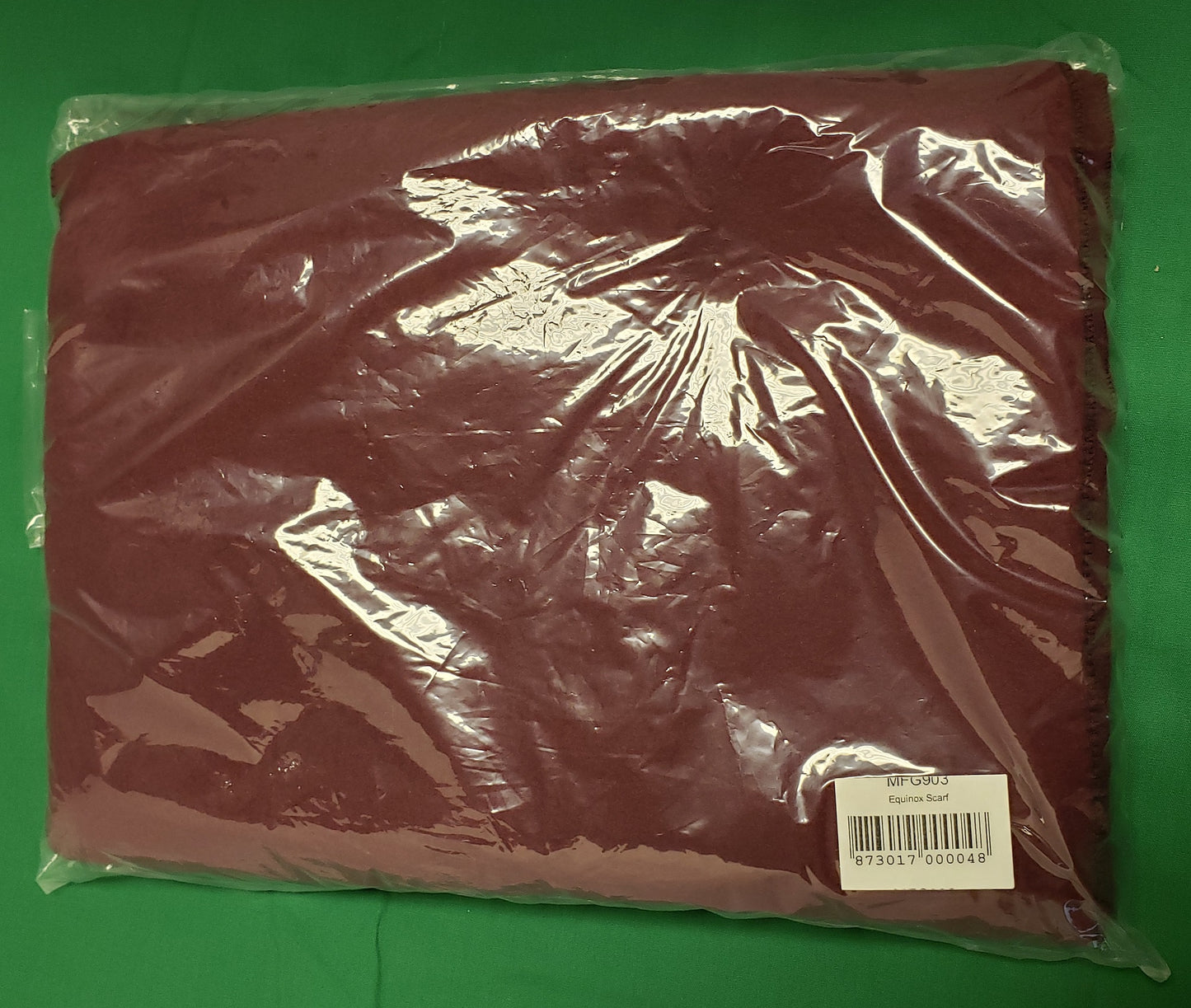 Equinox Collared Lemming 11.5" x 60" Fleece Scarf Stone Taupe MFG903
