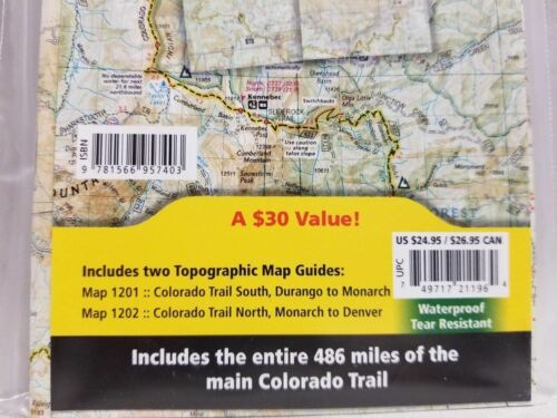 Colorado Trail Topographic Map Guide Bundle Pack TI01021196B