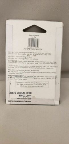 Apex Tackle / Cabelas 1/32 oz Tube Jig w/#6 Hook Fishing Lure 25-Pack