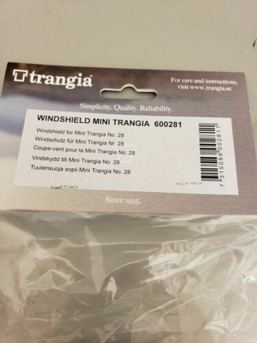 Trangia Ultralight Aluminum Windshield for Spirit Burner & Mini Trangia