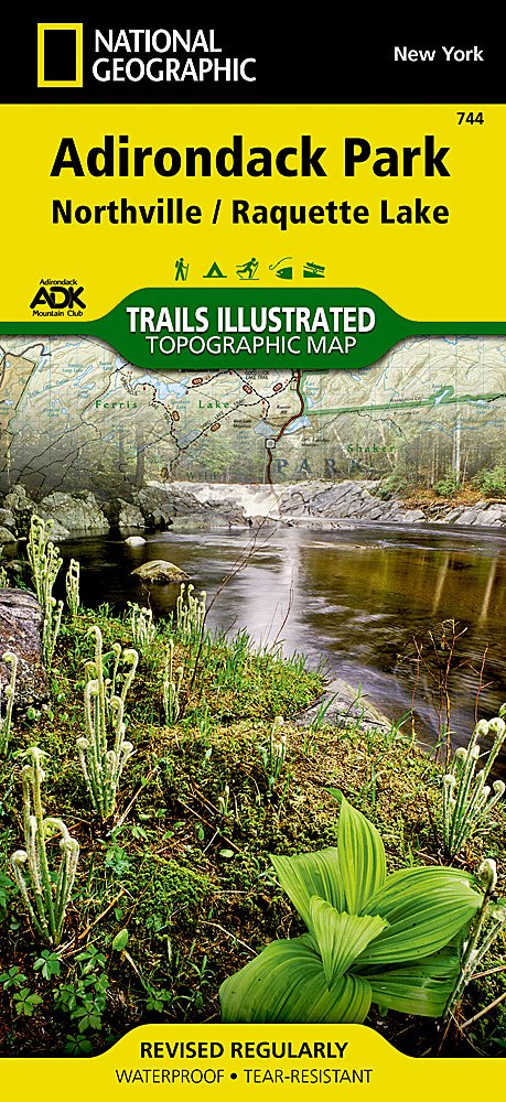 National Geographic NY Northville/ Raquette Lake Trails Illustrated Map TI00000744