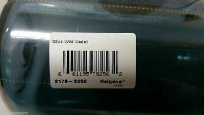 Nalgene Everyday Wide Mouth 32oz Loop Top Water Bottle Cadet Blue w/Green Lid