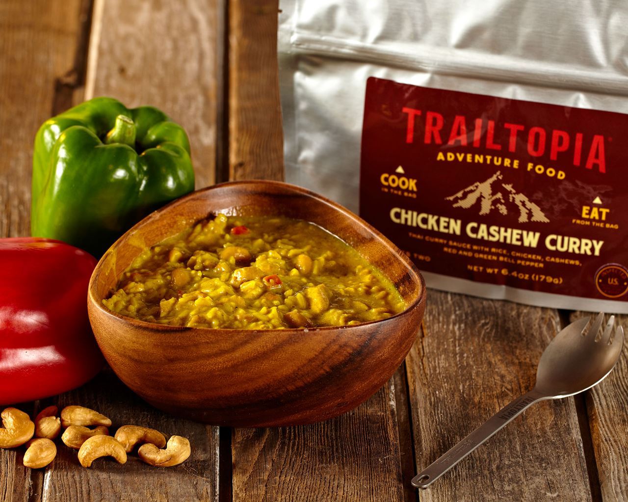 Trailtopia Chicken Cashew Curry 2 Serving