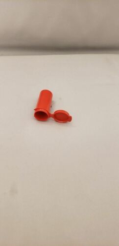 Snap-Cap 0.48oz Hinged-Lid Red Jar/Container 3-Pack - Made in USA--BPA Free