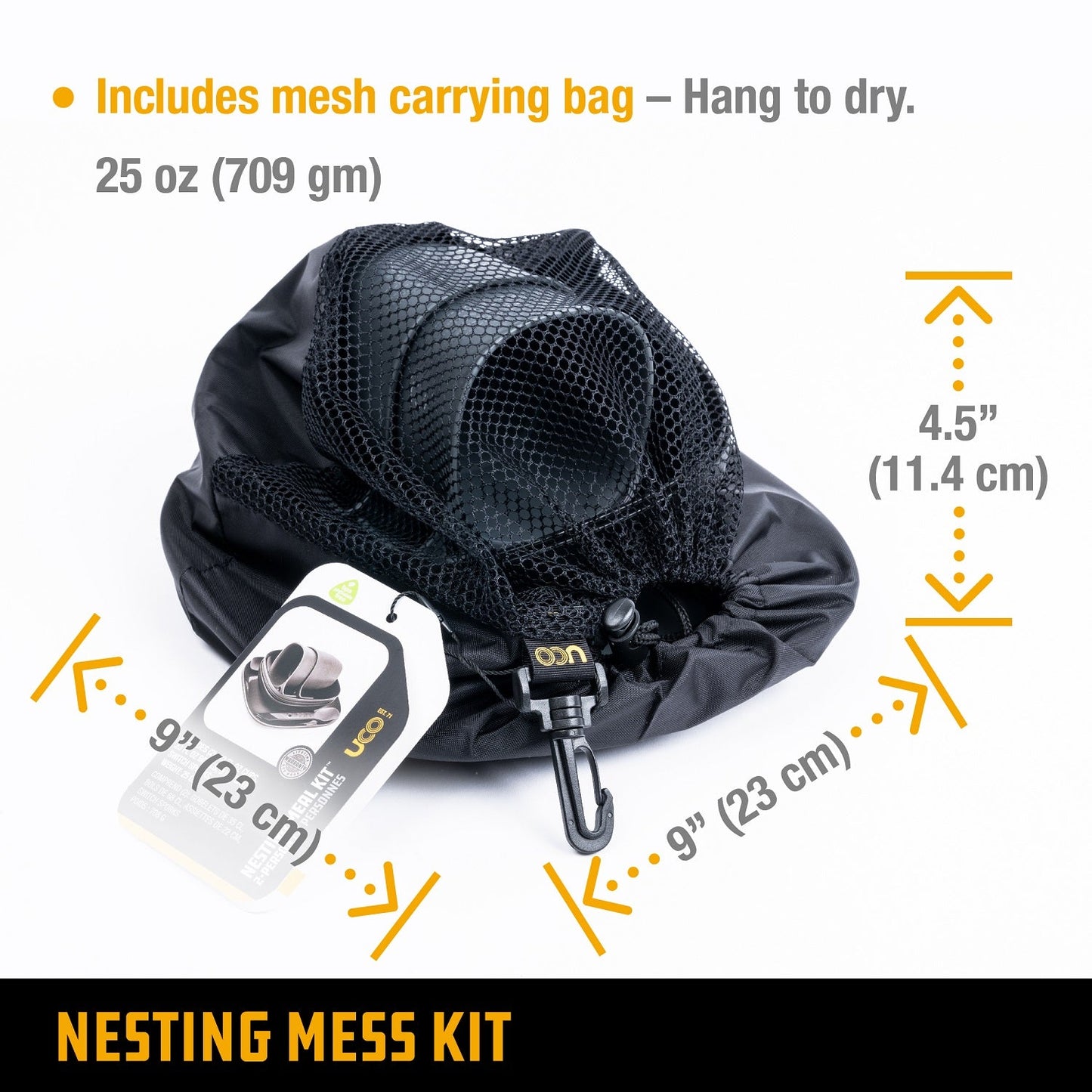 UCO Nesting Mess Kit 2-Person Venture F-MK-NEST2