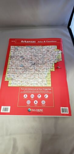 Delorme Arkansas AR Atlas & Gazetteer Map Newest Edition Topographic / Road Maps