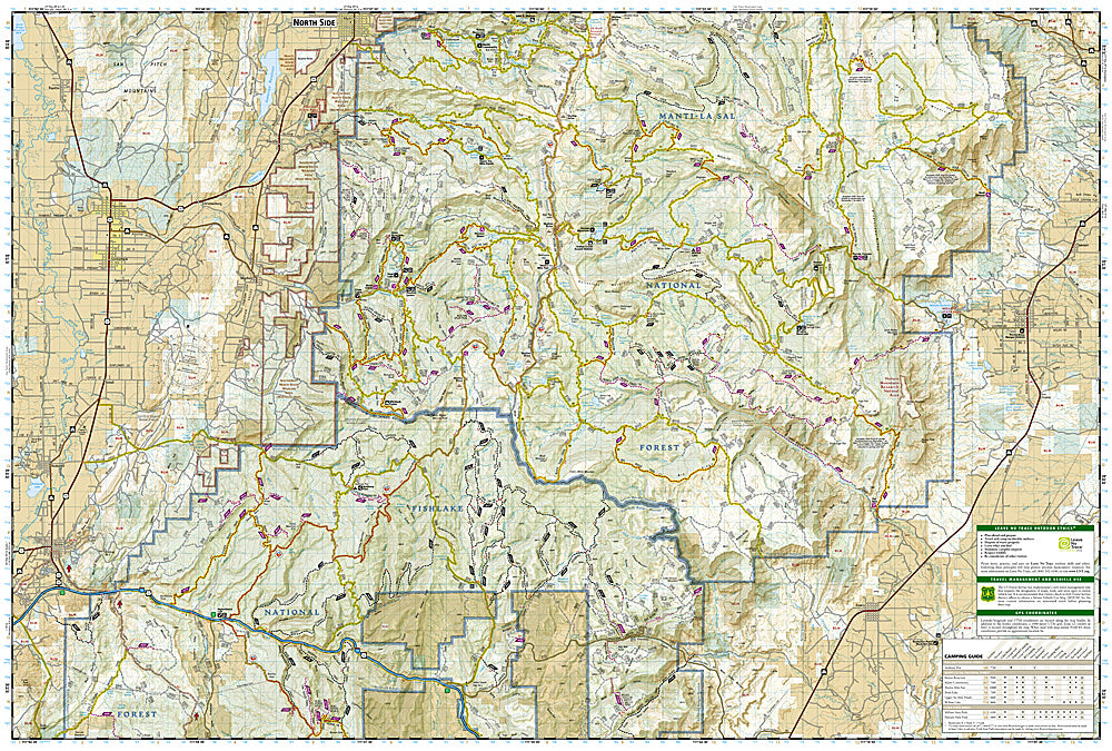 National Geographic Manti-La Sal Nat Forest Map Pack Bundle TI01021252B