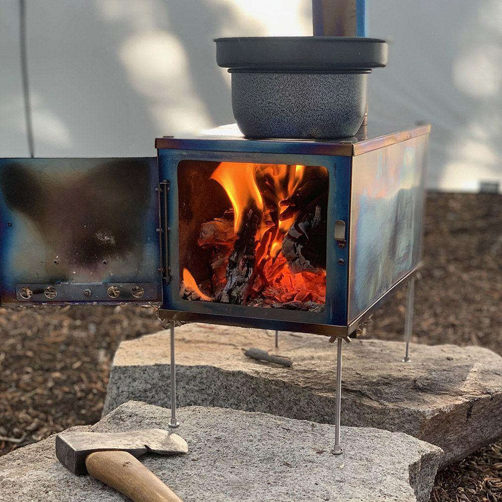 Peregrine Equipment Titanium Wood Burning Tent Stove w/10' Chimney