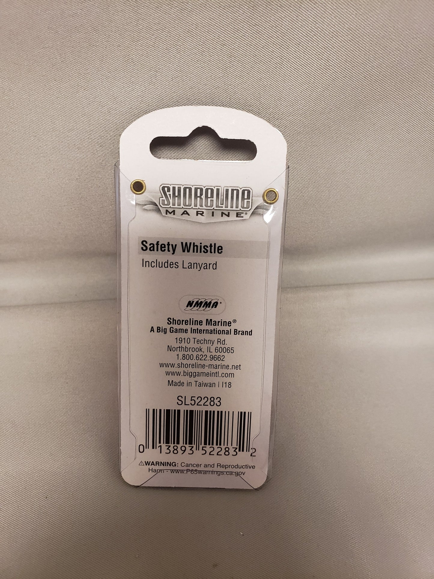 Shoreline Marine Orange Safety Whistle Retail SL52283
