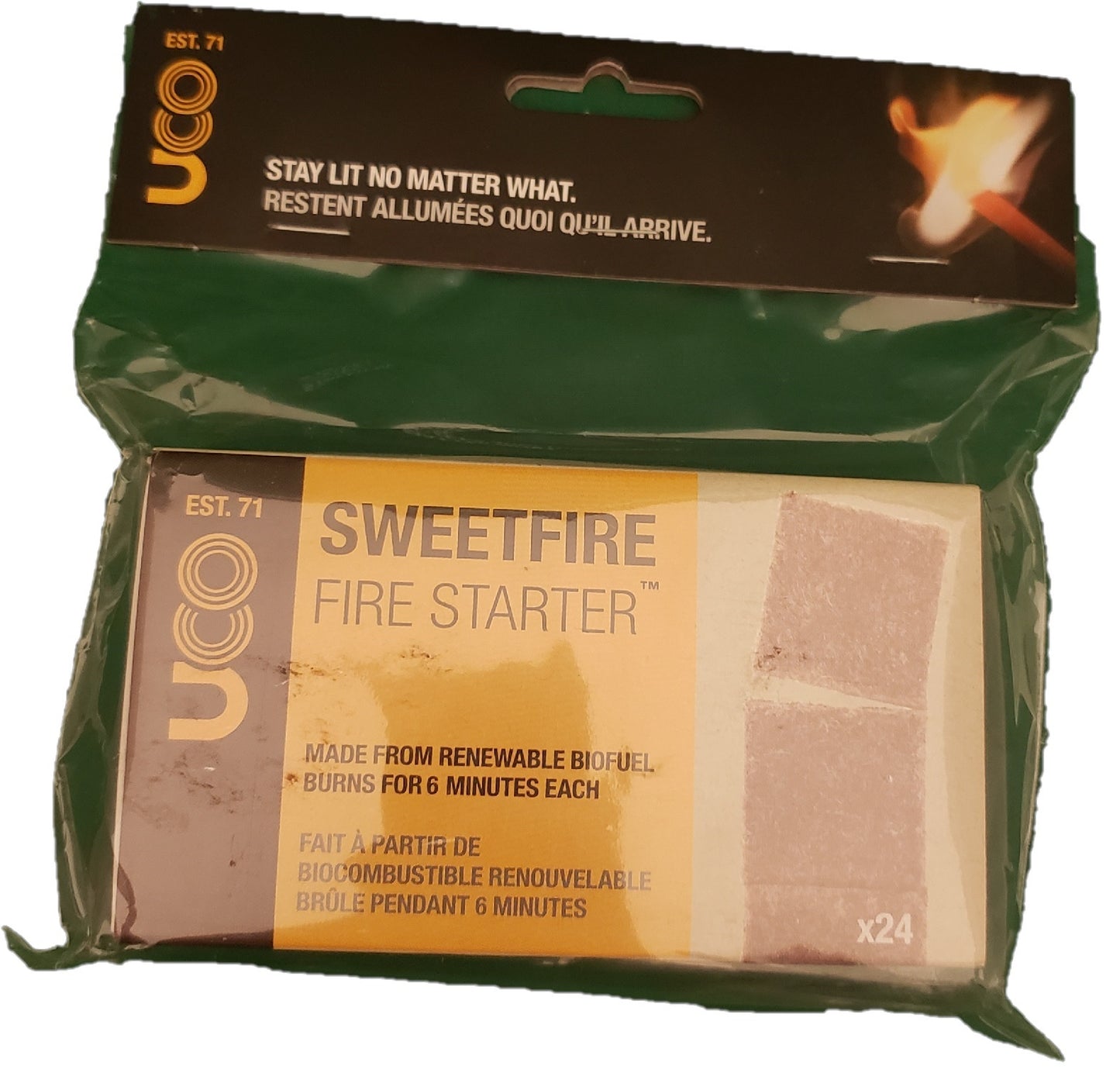UCO Sweetfire Biofuel Tabs Firestarter 24-Pack MT-SFT