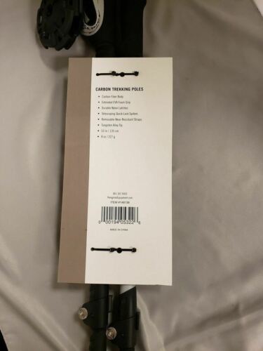 Peregrine Uinta Carbon Telescopic Trekking Poles 1-Pair w/Ergo Grip & Baskets