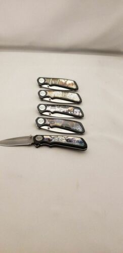Rivers Edge Lock Blade Buck Doe Knife w/2.5" Stainless Steel Blade & Belt Clip