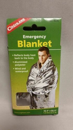 Coghlan's Emergency Blanket Wind / Waterproof / Reflects Heat Coghlans 8235