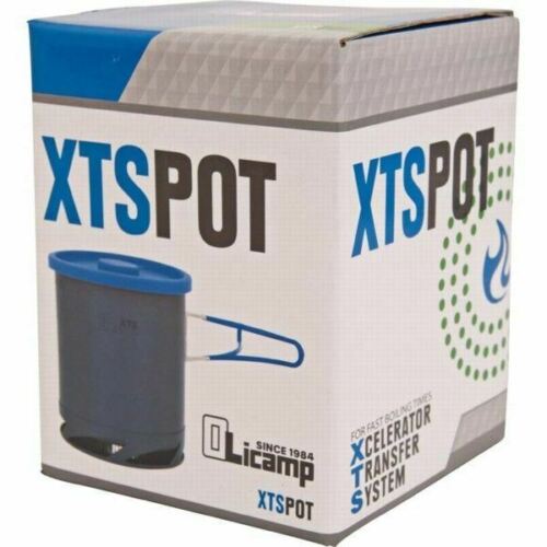 Olicamp XTS 1L Hard Anodized Aluminum Pot Heat Transfer System Backpacking