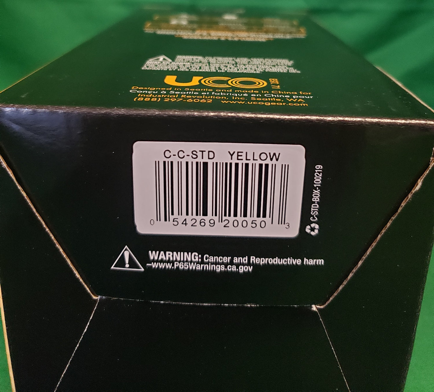 UCO Candle Lantern Powder Coated Yellow C-C-STD