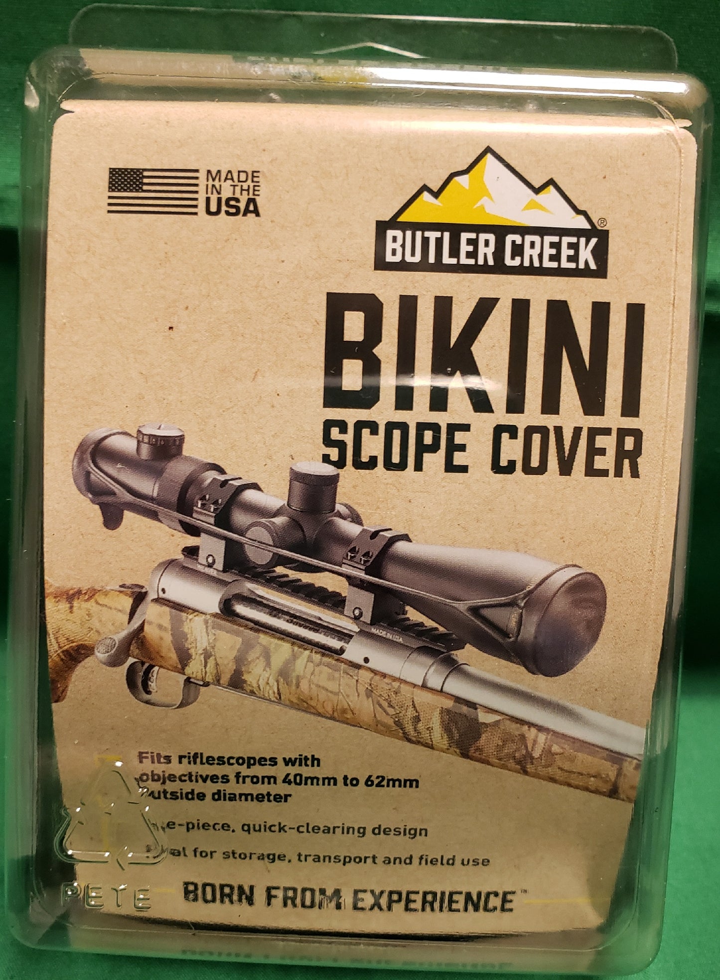 Butler Creek Bikini Scope Cover for 40 - 62mm Objective Lens 19000