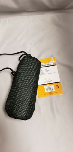 Peregrine Equipment PEVA 52" x 80" Rain Poncho PVC Free w/Snaps & Hood Green