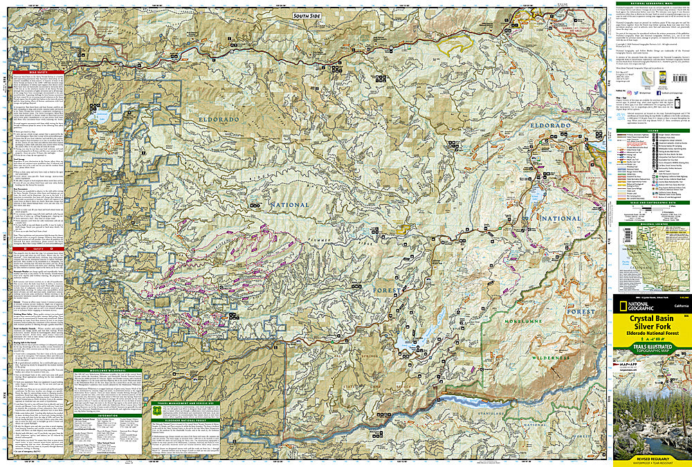 National Geographic Eldorado Nat Forest Map Pack Bundle TI01021251B