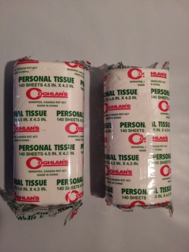Coghlan's Toilet Tissue Paper Rolls 2-Pack 140-Sheets/Roll Coghlans 9177