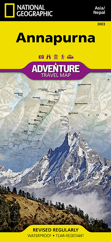 National Geographic Adventure Map Annapurna AD00003003