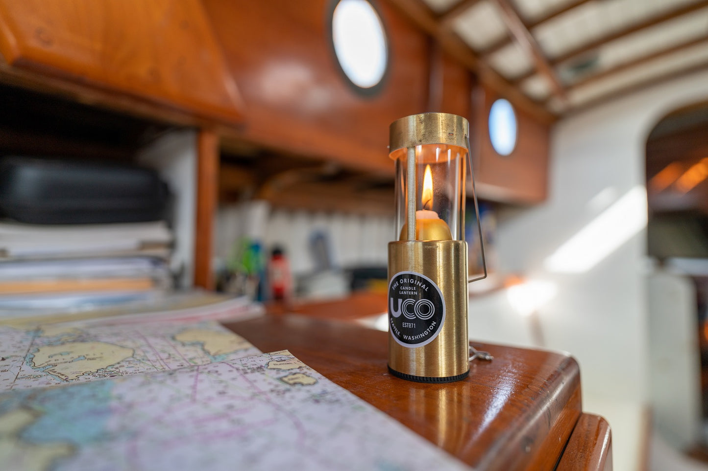UCO Original Candle Lantern in Brass L-B-STD