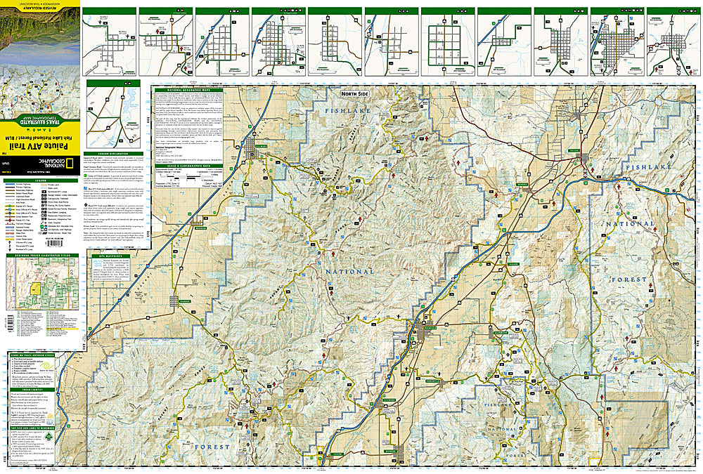 National Geographic Trails Illustrated Utah Paiute ATV Trail Map TI00000708