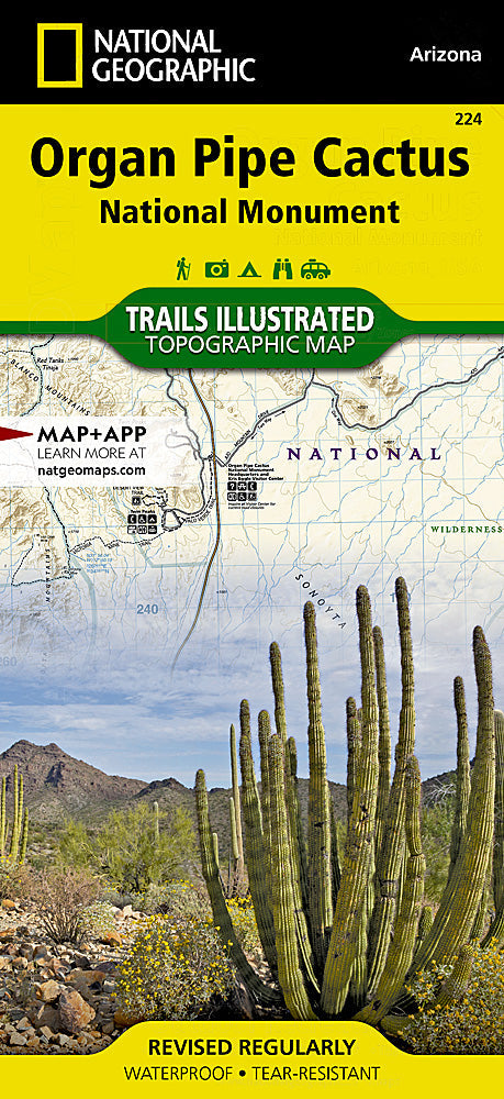 National Geographic Trails Illustrated AZ Organ Pipe Cactus Ntl Monument Map TI00000224