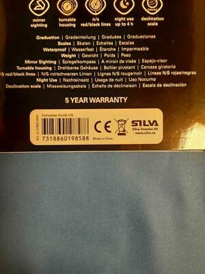 Silva Guide US Liquid-Filled Compass w/Scale Lanyard & Mirror Sighting System