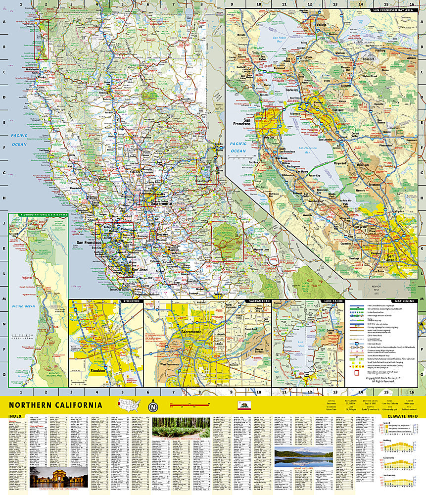 National Geographic GuideMap Northern California Road Map Travel GM00620545