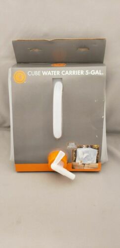 Ultimate Survival UST 5 Gallon Clear Water Carrier Cube w/Spigot - Folds Flat